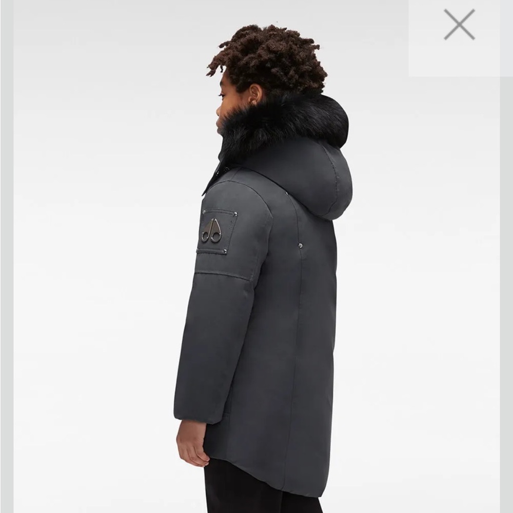 Moose Knuckle Gray Long Jacket - Picture 2 of 6